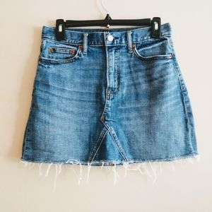 Gap Denim Skirt Size 27 P Blue Denim
